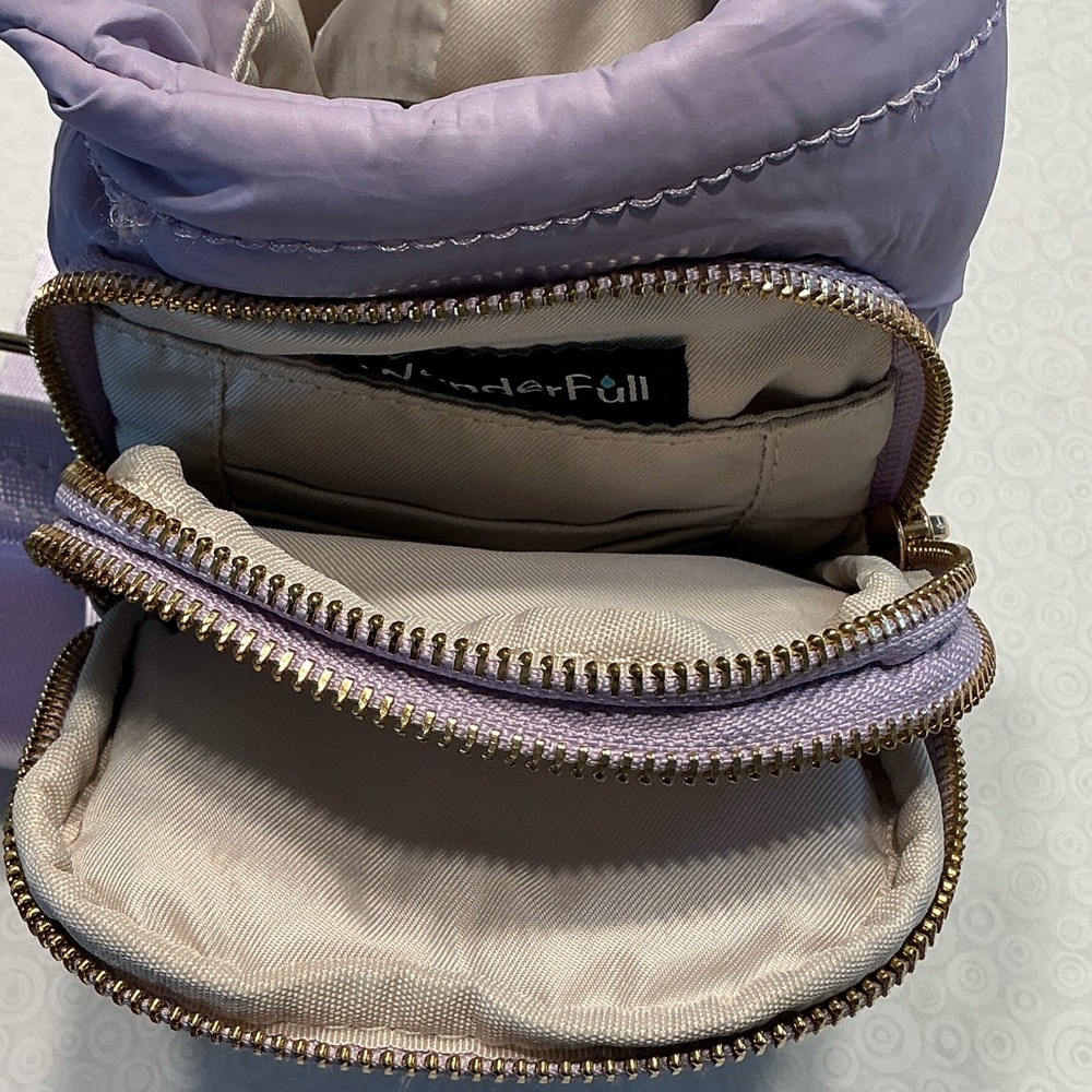 Lavender Quilted Crossbody Bag - Picture 10 of 10